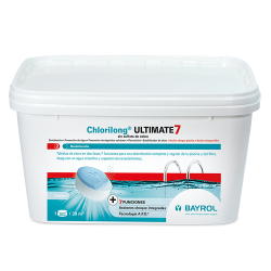 Cloro Multifunción Especial Liner Chlorilong Ultimate 7 Bayrol 4.8 Kg Tabl. 300gr