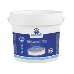 Chlorine Alboral 10 Efectos Tablets 250gr Quimicamp 5 kg