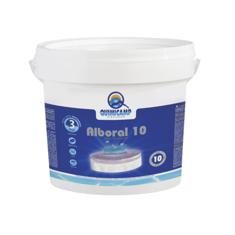 Cloro Alboral 10 Efectos Tabletas 250gr Quimicamp 5 Kg