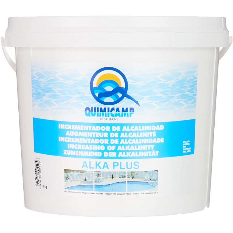 Incrementador de Alcalinidad Alka Plus Granulado Quimicamp 6 Kg