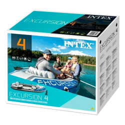 Inflatable Dinghy INTEX Excursion 4 315x165x43 cm 68324np