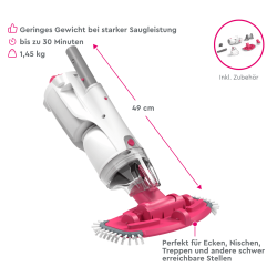 Limpiafondos de Bateria Inalámbrico BWT BC30