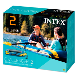 Inflatable Dinghy INTEX Challenger 2 236x114x41 cm 68367np