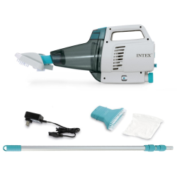 Pool Cleaner Manual Battery INTEX zr200 with Telescopic Pole up to 280cm