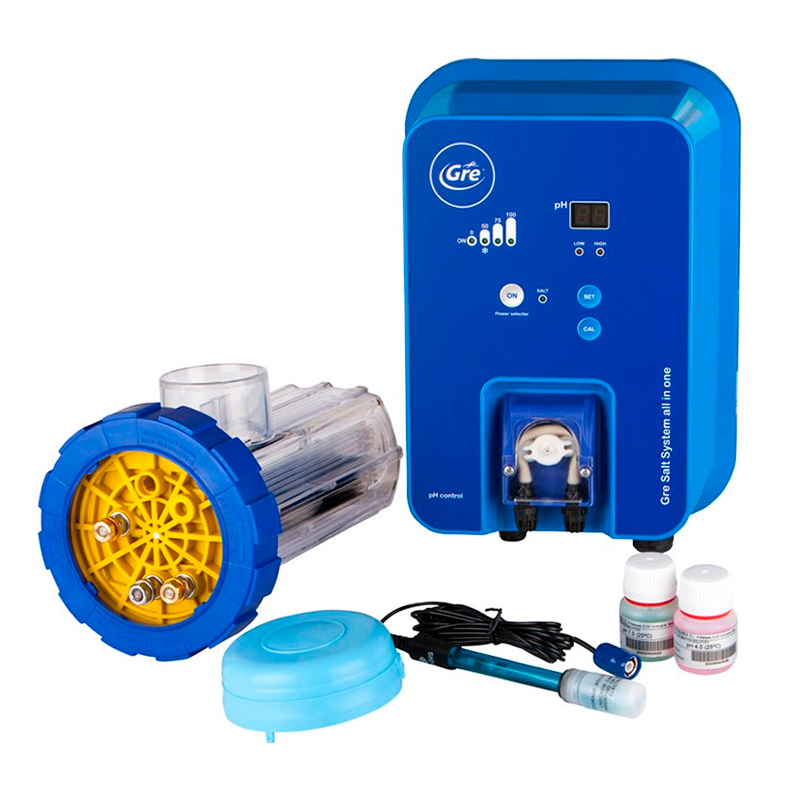 Clorador salino Gre para piscinas ph integrado premium Clorador salino Gre para piscinas ph integrado premium