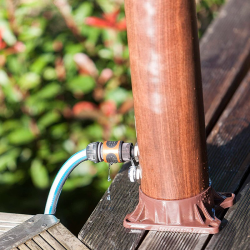 Ducha Solar 9 L Imitación Madera Gre AR1009 W