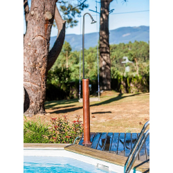 Ducha Solar 9 L Imitación Madera Gre AR1009 W