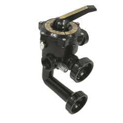 Multiport Valve 6 Vías Side QP with Coupling a Filter 1½" (volcano, Alaska, QP, Ciclon and Rubi)