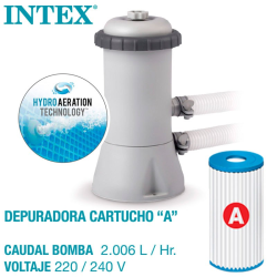 Piscina Intex Small Frame 450x220x84 con depuradora 28274NP