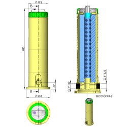 Filter Cartridge with Doble Cartridge 10000 l/ h AstralPool