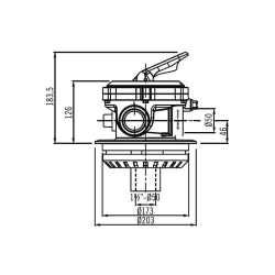 Válvula selectora Flat Top Ramses AstralPool