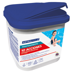 Cloro Multifunción Action 10 Tabletas 250gr AstralPool 5 Kg