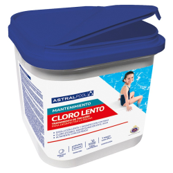 Cloro Lento en Tabletas 250gr AstralPool 5 Kg