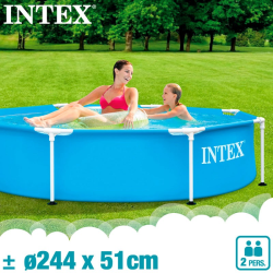 Pool Intex Metal Frame 244 x 51 cm 28205NP