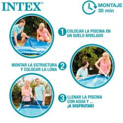 Pool Intex Metal Frame 244 x 51 cm 28205NP