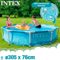 Pool Intex Beachside Metal Frame 305 x 76 cm 28206NP