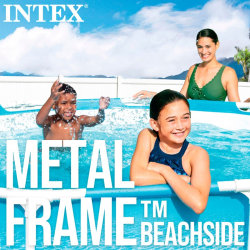 Piscina Intex Beachside Metal Frame 305x76cm 28206NP