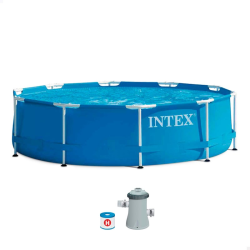 Pool INTEX Metal Frame 305x76cm with Filter Unit 28202np