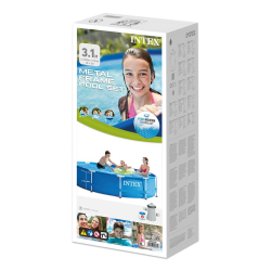 Pool INTEX Metal Frame 305x76cm with Filter Unit 28202np