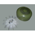 Assembly Ventilador + Lid 7,5-15 Hp