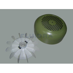 Assembly Ventilador + Lid 7,5-15 Hp