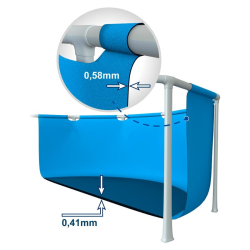 Piscina Intex Metal Frame 457x122cm con depuradora y escalera 28242NP