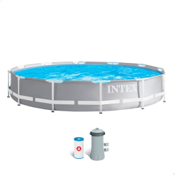Pool Intex Prism Frame 366 x 76 cm with filter unit 26712NP