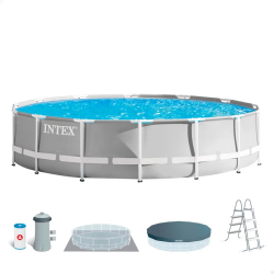 Piscina Intex Prism Frame 427x107cm con depuradora y escalera 26720NP