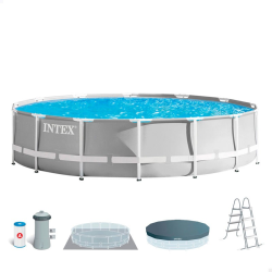 Pool Intex Prism Frame 427 x 107 cm with filter unit and ladder 26720NP