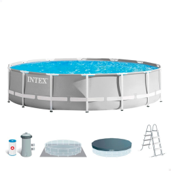 Pool Intex Prism Frame 457 x 107 cm with filter unit and ladder 26724NP