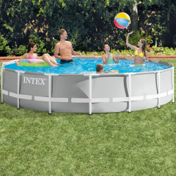 Piscina Intex Prism Frame 457x107cm con depuradora y escalera 26724NP