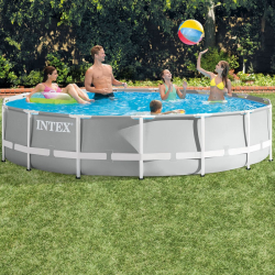 Pool Intex Prism Frame 457 x 107 cm with filter unit and ladder 26724NP