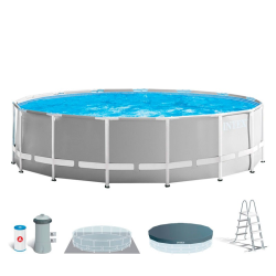 Piscina Intex Prism Frame 457x122cm con depuradora y escalera 26726NP