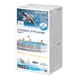 Piscina Intex Prism Frame 549x122cm con dep. cartucho y escalera 26732NP