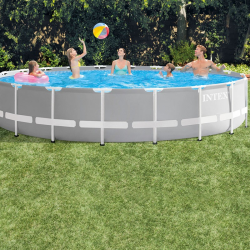 Piscina Intex Prism Frame 610x132cm con depuradora y escalera 26756NP