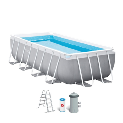 Piscina Intex Prism Frame 400x200x100cm dep. cartucho y escalera 26788NP