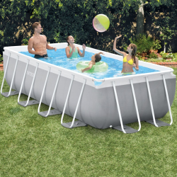 Pool INTEX Prism Frame 400x200x100cm Dep. Cartridge and Ladder 26788np