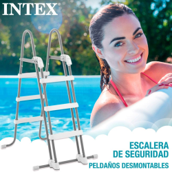 Pool INTEX Prism Frame 400x200x122cm Dep. Cartridge and Ladder 26790np