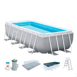 Piscina Intex Prism Frame 488x244x107cm dep. cartucho y escalera 26792NP