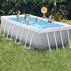 Pool INTEX Prism Frame 488x244x107cm Dep. Cartridge and Ladder 26792np