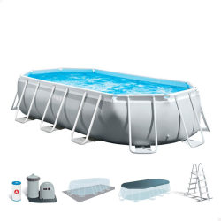 Piscina Intex Prism Frame Ovalada 503x274x122cm dep. cartucho y escalera 26796NP