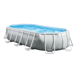 Pool Intex Prism Frame Ovalada 503 x 274 x 122 cm dep. cartridge and ladder 26796NP