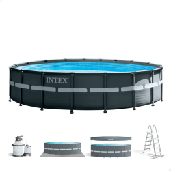 Piscina Intex Ultra XTR Frame 549x132cm con depuradora de arena y escalera 26330NP