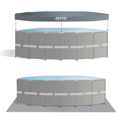 Piscina Intex Ultra XTR Frame 549x132cm con depuradora de arena y escalera 26330NP