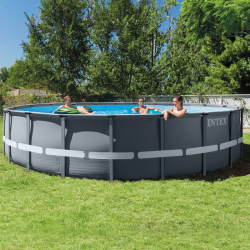 Piscina Intex Ultra XTR Frame 610x122cm con depuradora de arena y escalera 26334NP