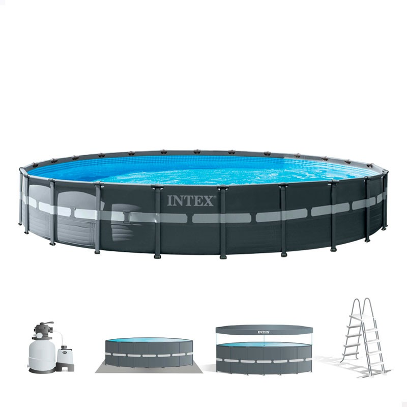 Piscina Intex Ultra XTR Frame 732x132cm con depuradora de arena y escalera 26340NP