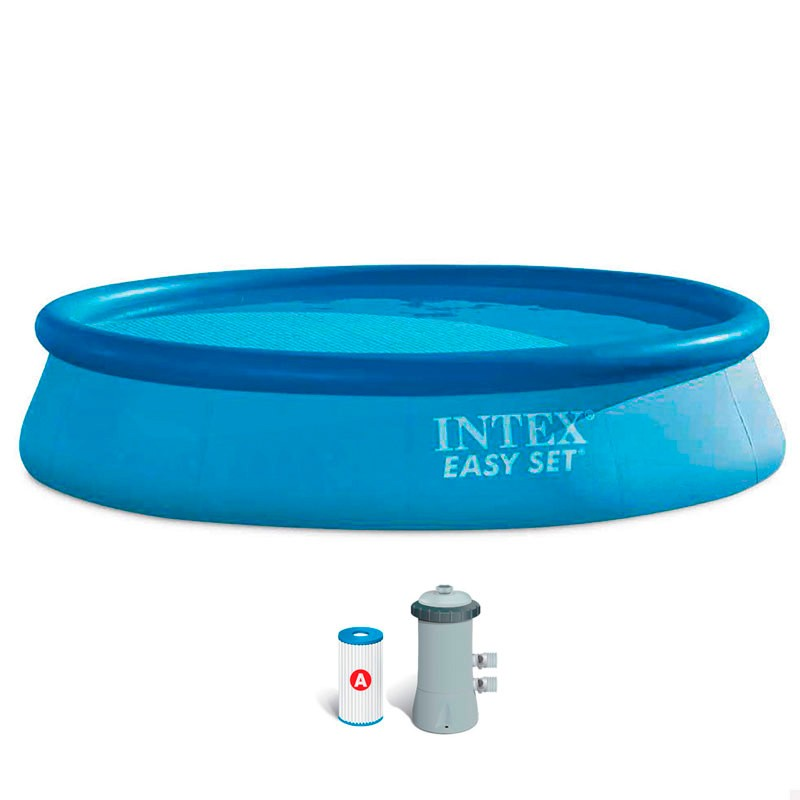 Piscina Intex Easy Set 396x84cm con depuradora 28142NP