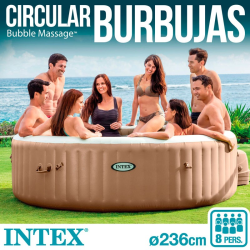 Spa hinchable Intex PureSpa Bubble Massage 236x71cm 28412EX