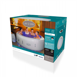 Spa Hidromasaje Inflatable Lay-z-spa Paris Airjet Bestway 196x66cm for 4-6 Personas