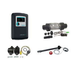 Pack Bomba Dosificadora Bayrol Automatic Cl/pH + Kit Smart & Easy Connector Flow + Kit Sonda de Temperatura + Control de nivel